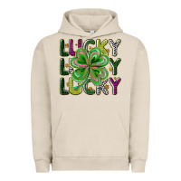 Pigment French Oak Lucky Urban Hoodie - CowhideDigitalArt