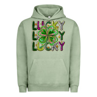 Pigment Oil Green Lucky Urban Hoodie - CowhideDigitalArt