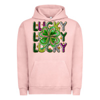 Pigment Salmon Lucky Urban Hoodie - CowhideDigitalArt
