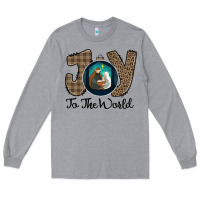 Heather Grey Joy to the World Long Sleeve Tee - Bettercallsaul