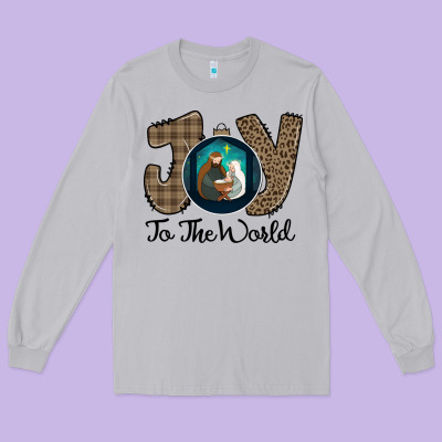 Joy To The World Long Sleeve Tee Designed By Bettercallsaul