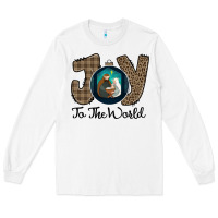 White Joy to the World Long Sleeve Tee - Bettercallsaul