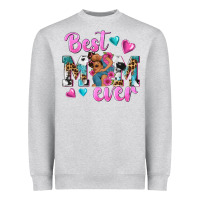 Best Mom Ever Afro Woman Heavyweight Sweatshirt | Teevron