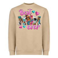 Mushroom Best Mom Ever Afro Woman Heavyweight Sweatshirt - texasbilliewilder