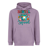 Lavender Coffee Scrubs And Prophy Paste Dentist Coffee cup Heavyweight Hoodie - FaDigitalArtStudio