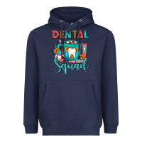 Navy Coffee Scrubs And Prophy Paste Dentist Coffee cup Heavyweight Hoodie - FaDigitalArtStudio