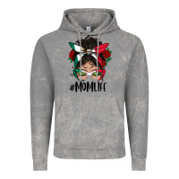 Cloud Rock Mexican Mom Life Messy Bun Mama Vintage Hoodie - BundleAndBundleShop