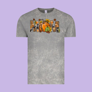 Western Mom With Pumpkins Vintage Tee Designed By Bundleandbundleshop
