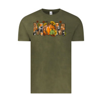 Vintage Olive Western Mom With Pumpkins Vintage Tee - BundleAndBundleShop