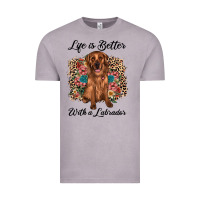 Vintage Zinc life is better with a labrador Vintage Tee - JahusDesignShop