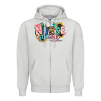 Dove Grey nurse Zipper Hoodie - CowGirlArtShop