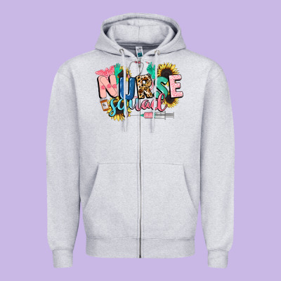 Nurse Zipper Hoodie Designed By Cowgirlartshop