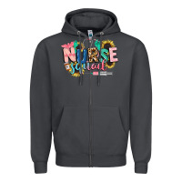 Smoke nurse Zipper Hoodie - CowGirlArtShop