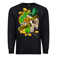 Black when you are dead inside but its st.patricks Premium Sweatshirt - FaDigitalArtStudio