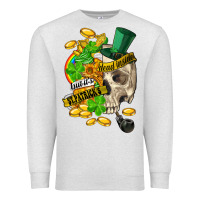 Oatmeal Heather when you are dead inside but its st.patricks Premium Sweatshirt - FaDigitalArtStudio