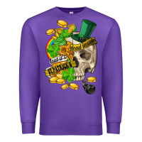 Purple when you are dead inside but its st.patricks Premium Sweatshirt - FaDigitalArtStudio