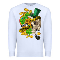 White when you are dead inside but its st.patricks Premium Sweatshirt - FaDigitalArtStudio