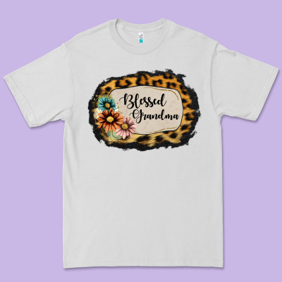 Blessed Grandma Premium Tee Designed By Jasminsmagicworld