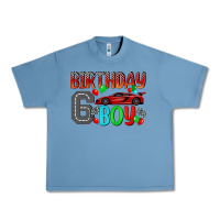 Pebble Blue birthday boy 6 Urban Heavy Tee - BundleAndBundleShop