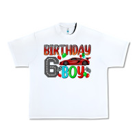 White birthday boy 6 Urban Heavy Tee - BundleAndBundleShop