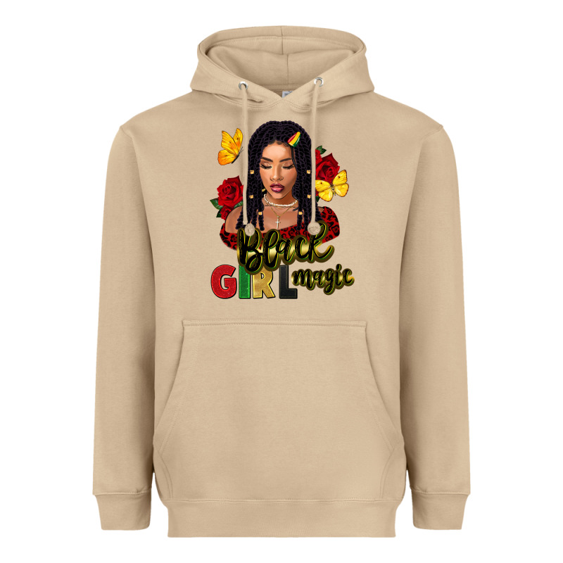 Black Girl Magic Heavyweight Hoodie by FaDigitalArtStudio | Teevron