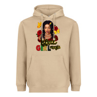 Mushroom black girl magic Heavyweight Hoodie - FaDigitalArtStudio