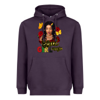 Plum black girl magic Heavyweight Hoodie - FaDigitalArtStudio