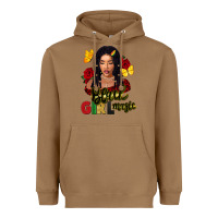 Toasted Coconut black girl magic Heavyweight Hoodie - FaDigitalArtStudio