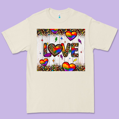 Love Hearts Pride Tumbler Premium Tee Designed By Jahusdesignshop