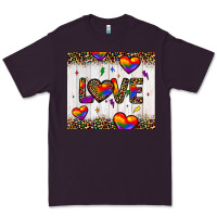 Plum love hearts pride tumbler Premium Tee - JahusDesignShop