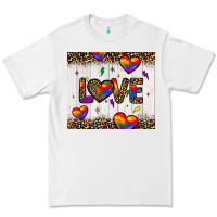 White love hearts pride tumbler Premium Tee - JahusDesignShop