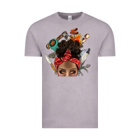 Vintage Zinc Wild Camping Afro Messy Bbs Vintage Tee - BundleAndBundleShop