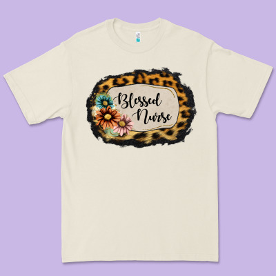 Blessed Nurse Premium Tee Designed By Jasminsmagicworld