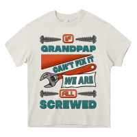 Cream if grandpap can't fix it we are all screwed Heavy Core Tee - Jasminsmagicworld
