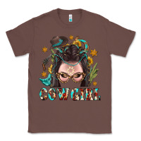 Chestnut Western Cowgirl Braid Hair Classic Tee - BundleAndBundleShop