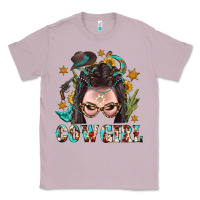 Lilac Western Cowgirl Braid Hair Classic Tee - BundleAndBundleShop
