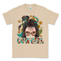Mushroom Western Cowgirl Braid Hair Classic Tee - BundleAndBundleShop