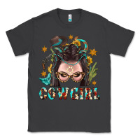 Smoke Western Cowgirl Braid Hair Classic Tee - BundleAndBundleShop