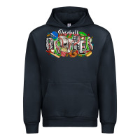 Navy baseball brother Urban Hoodie - CowhideDigitalArt