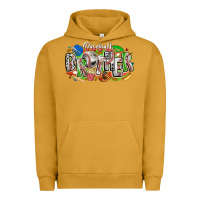 Pigment Peanut Butter baseball brother Urban Hoodie - CowhideDigitalArt