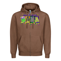 Chestnut mardi gras nana Zipper Hoodie - CowGirlArtShop