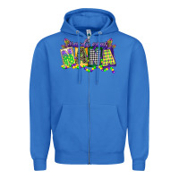 True Royal mardi gras nana Zipper Hoodie - CowGirlArtShop