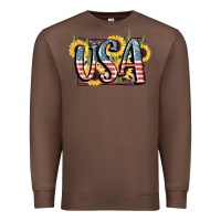 Chestnut USA 4th of July Premium Sweatshirt - FaDigitalArtStudio