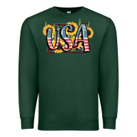 Sports Green USA 4th of July Premium Sweatshirt - FaDigitalArtStudio
