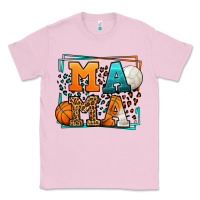 Bubblegum Pink Basketball and Volleyball mama Mother's Day Classic Tee - LillyAllenDesigns
