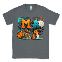 Charcoal Heather Basketball and Volleyball mama Mother's Day Classic Tee - LillyAllenDesigns