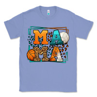 Colony Blue Basketball and Volleyball mama Mother's Day Classic Tee - LillyAllenDesigns