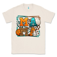 Natural Basketball and Volleyball mama Mother's Day Classic Tee - LillyAllenDesigns
