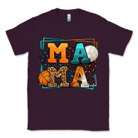 Plum Basketball and Volleyball mama Mother's Day Classic Tee - LillyAllenDesigns