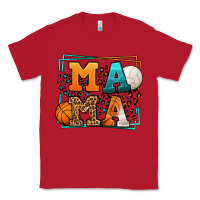 Red Basketball and Volleyball mama Mother's Day Classic Tee - LillyAllenDesigns